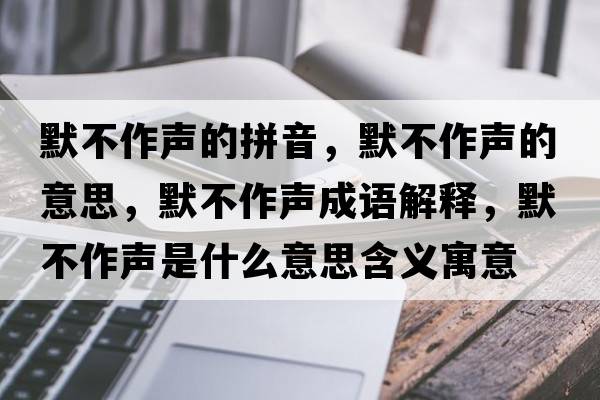 默不作聲的拼音，默不作聲的意思，默不作聲成語(yǔ)解釋?zhuān)蛔髀暿鞘裁匆馑己x寓意
