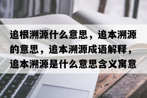 追根溯源什么意思，追本溯源的意思，追本溯源成語(yǔ)解釋?zhuān)繁舅菰词鞘裁匆馑己x寓意