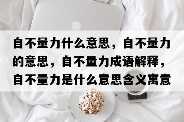自不量力什么意思，自不量力的意思，自不量力成語(yǔ)解釋?zhuān)圆涣苛κ鞘裁匆馑己x寓意