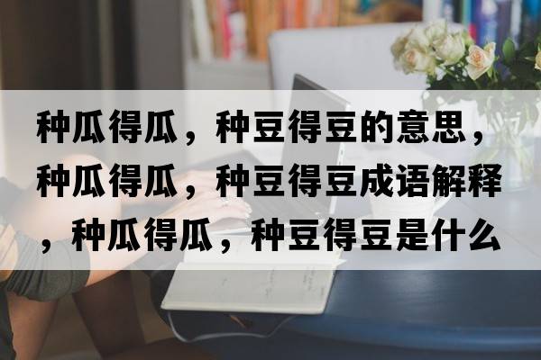 種瓜得瓜，種豆得豆的意思，種瓜得瓜，種豆得豆成語(yǔ)解釋?zhuān)N瓜得瓜，種豆得豆是什么意思含義寓意