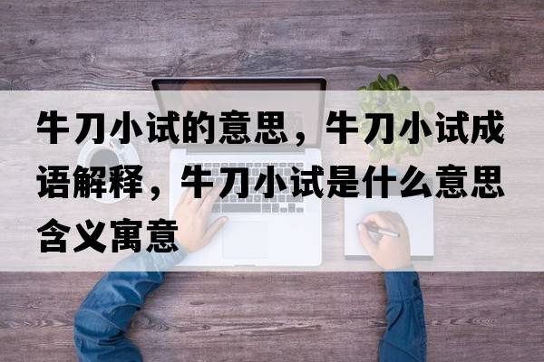 牛刀小試的意思，牛刀小試成語(yǔ)解釋?zhuān)５缎≡囀鞘裁匆馑己x寓意