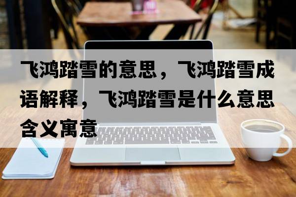 飛鴻踏雪的意思，飛鴻踏雪成語(yǔ)解釋?zhuān)w鴻踏雪是什么意思含義寓意