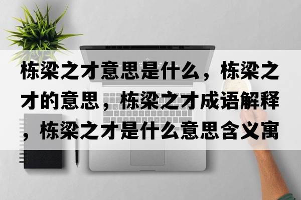 棟梁之才意思是什么，棟梁之才的意思，棟梁之才成語(yǔ)解釋?zhuān)瑮澚褐攀鞘裁匆馑己x寓意