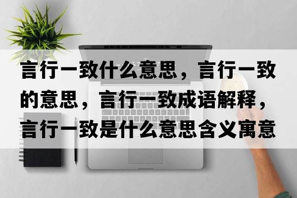 言行一致什么意思，言行一致的意思，言行一致成語(yǔ)解釋?zhuān)孕幸恢率鞘裁匆馑己x寓意
