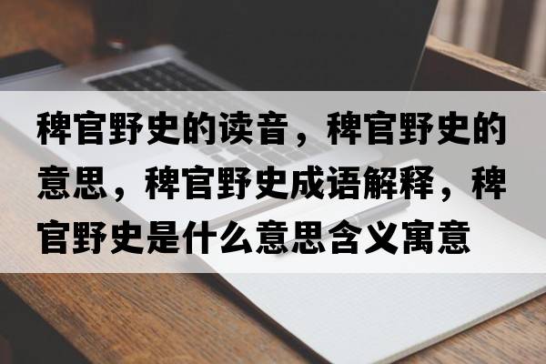 稗官野史的讀音，稗官野史的意思，稗官野史成語(yǔ)解釋?zhuān)薰僖笆肥鞘裁匆馑己x寓意