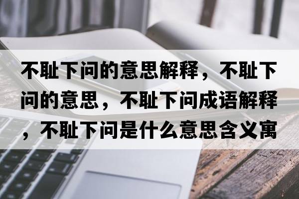 不恥下問(wèn)的意思解釋?zhuān)粣u下問(wèn)的意思，不恥下問(wèn)成語(yǔ)解釋?zhuān)粣u下問(wèn)是什么意思含義寓意