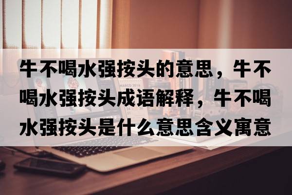 牛不喝水強按頭的意思，牛不喝水強按頭成語(yǔ)解釋?zhuān)２缓人畯姲搭^是什么意思含義寓意