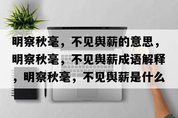 明察秋毫，不見(jiàn)輿薪的意思，明察秋毫，不見(jiàn)輿薪成語(yǔ)解釋?zhuān)鞑烨锖?，不?jiàn)輿薪是什么意思含義寓意