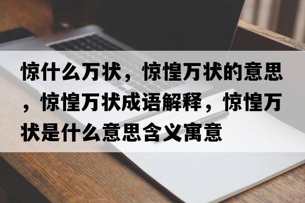 驚什么萬(wàn)狀，驚惶萬(wàn)狀的意思，驚惶萬(wàn)狀成語(yǔ)解釋?zhuān)@惶萬(wàn)狀是什么意思含義寓意