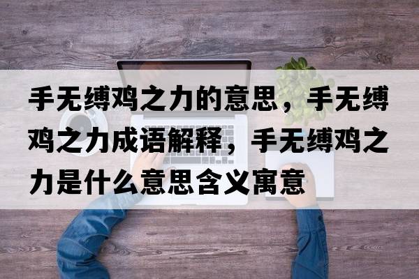 手無(wú)縛雞之力的意思，手無(wú)縛雞之力成語(yǔ)解釋?zhuān)譄o(wú)縛雞之力是什么意思含義寓意