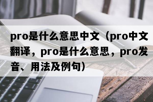 pro是什么意思中文（pro中文翻譯，pro是什么意思，pro發(fā)音、用法及例句）