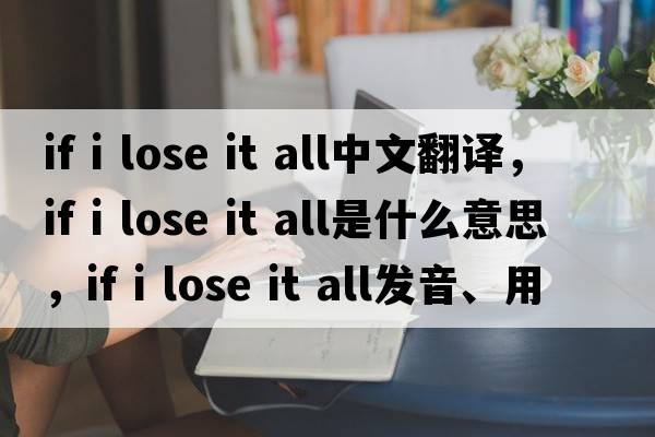 if i lose it all中文翻譯，if i lose it all是什么意思，if i lose it all發(fā)音、用法及例句