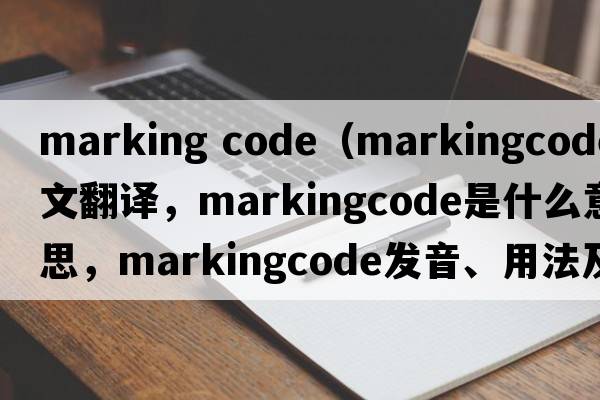 marking code（markingcode中文翻譯，markingcode是什么意思，markingcode發(fā)音、用法及例句）