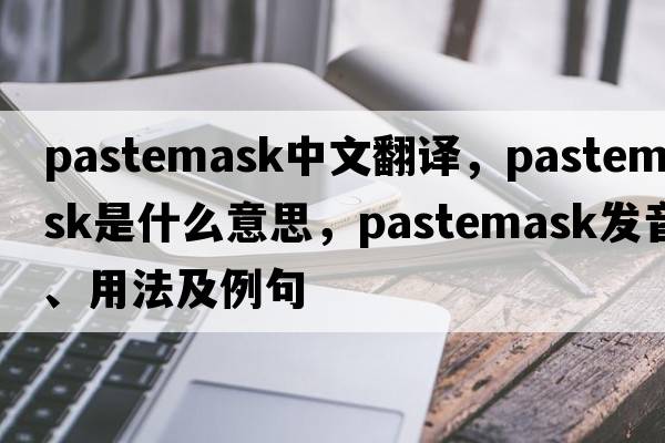 pastemask中文翻譯，pastemask是什么意思，pastemask發(fā)音、用法及例句