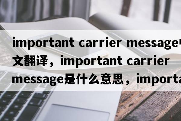 important carrier message中文翻譯，important carrier message是什么意思，important carrier message發(fā)音、用法及例句