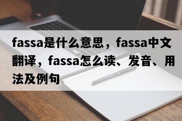 FASSA是什么意思，FASSA中文翻譯，FASSA怎么讀、發(fā)音、用法及例句