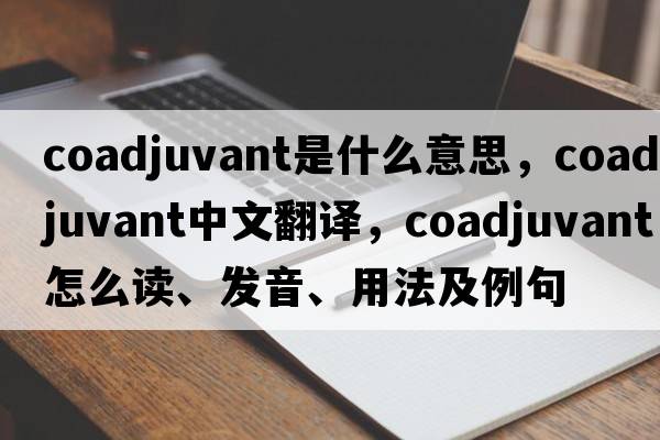 coadjuvant是什么意思，coadjuvant中文翻譯，coadjuvant怎么讀、發(fā)音、用法及例句
