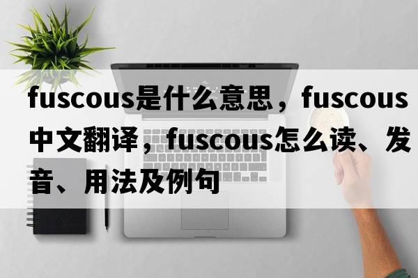 fuscous是什么意思，fuscous中文翻譯，fuscous怎么讀、發(fā)音、用法及例句