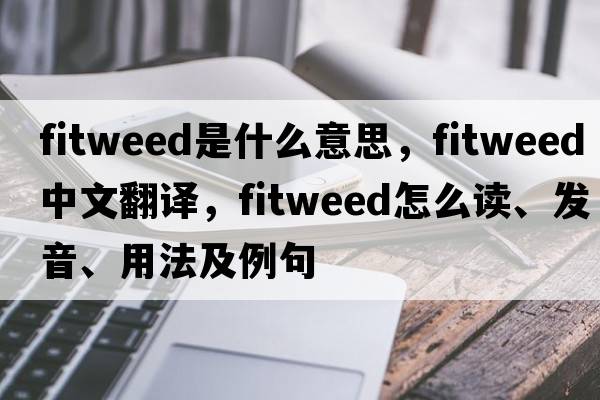 Fitweed是什么意思，Fitweed中文翻譯，Fitweed怎么讀、發(fā)音、用法及例句