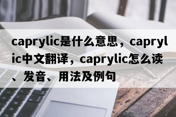 caprylic是什么意思，caprylic中文翻譯，caprylic怎么讀、發(fā)音、用法及例句