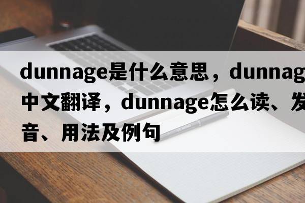 dunnage是什么意思，dunnage中文翻譯，dunnage怎么讀、發(fā)音、用法及例句