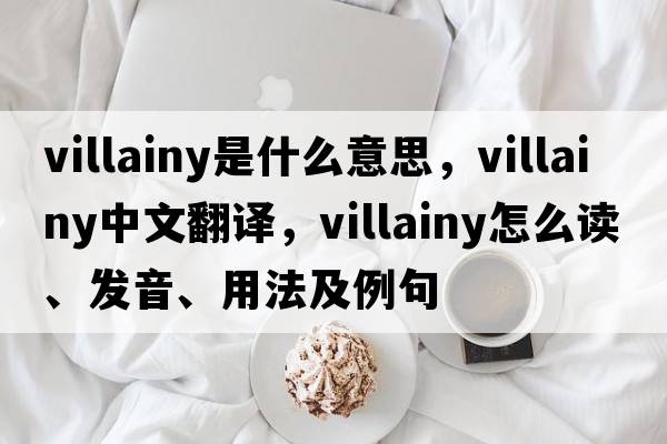 villainy是什么意思，villainy中文翻譯，villainy怎么讀、發(fā)音、用法及例句