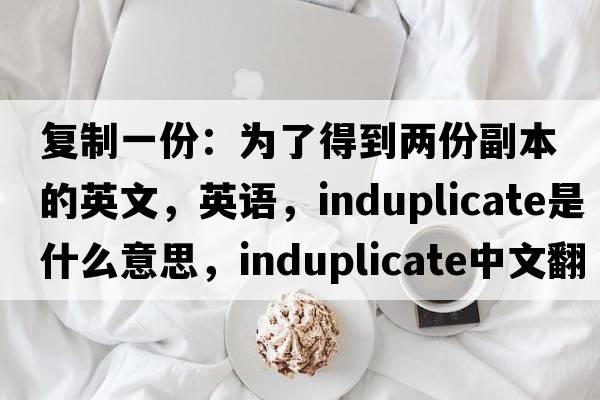 復制一份：為了得到兩份副本的英文，英語(yǔ)，induplicate是什么意思，induplicate中文翻譯，induplicate怎么讀、發(fā)音、用法及例句