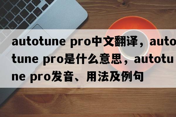autotune pro中文翻譯，autotune pro是什么意思，autotune pro發(fā)音、用法及例句