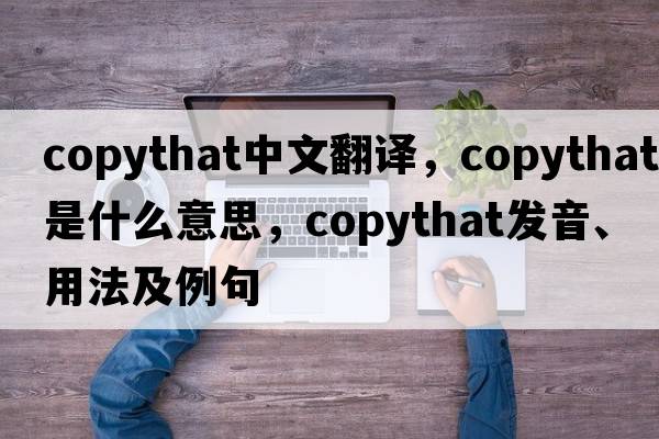 copythat中文翻譯，copythat是什么意思，copythat發(fā)音、用法及例句