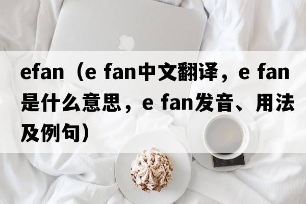 efan（e fan中文翻譯，e fan是什么意思，e fan發(fā)音、用法及例句）