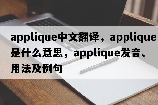 applique中文翻譯，applique是什么意思，applique發(fā)音、用法及例句