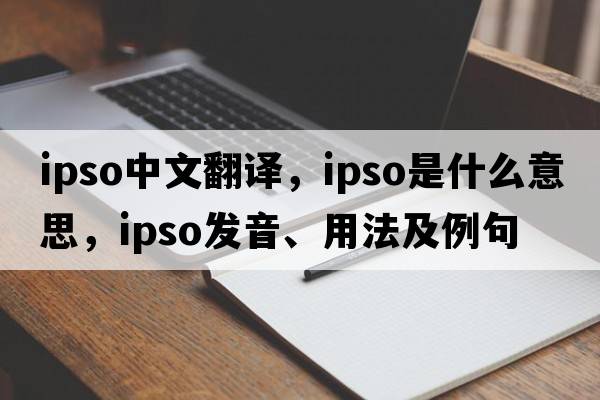 IPSO中文翻譯，IPSO是什么意思，IPSO發(fā)音、用法及例句