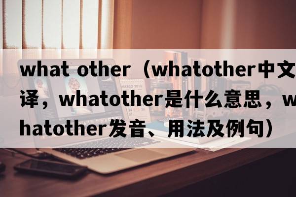 what other（whatother中文翻譯，whatother是什么意思，whatother發(fā)音、用法及例句）