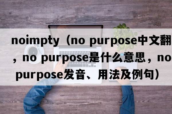 noimpty（no purpose中文翻譯，no purpose是什么意思，no purpose發(fā)音、用法及例句）
