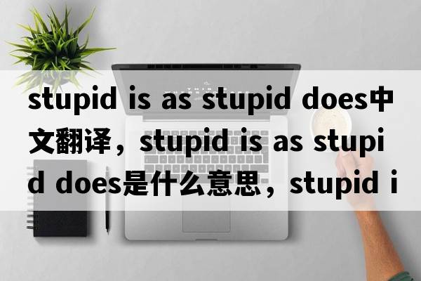 stupid is as stupid does中文翻譯，stupid is as stupid does是什么意思，stupid is as stupid does發(fā)音、用法及例句
