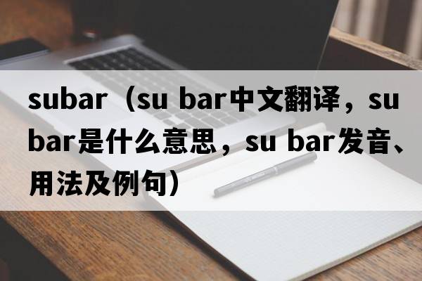 subar（su bar中文翻譯，su bar是什么意思，su bar發(fā)音、用法及例句）