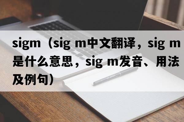 sigm（sig m中文翻譯，sig m是什么意思，sig m發(fā)音、用法及例句）