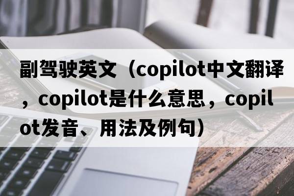 副駕駛英文（copilot中文翻譯，copilot是什么意思，copilot發(fā)音、用法及例句）