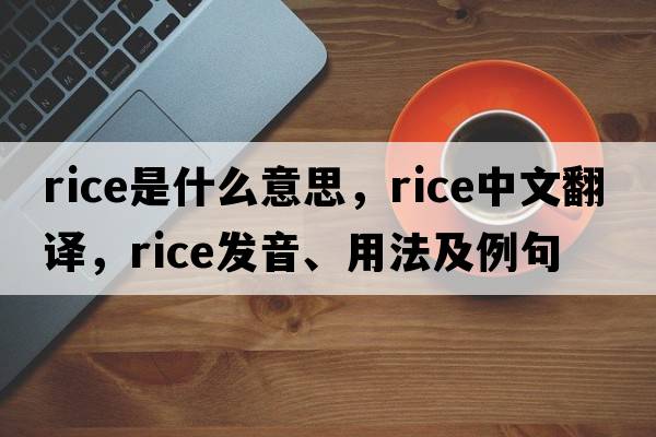rice是什么意思，rice中文翻譯，rice發(fā)音、用法及例句