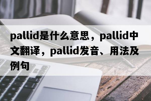 pallid是什么意思，pallid中文翻譯，pallid發(fā)音、用法及例句