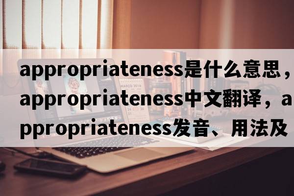 appropriateness是什么意思，appropriateness中文翻譯，appropriateness發(fā)音、用法及例句