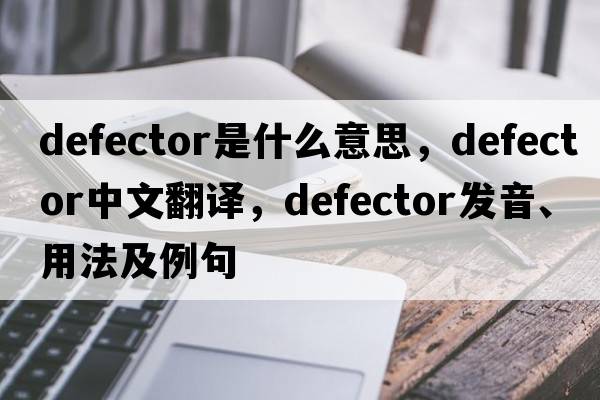 defector是什么意思，defector中文翻譯，defector發(fā)音、用法及例句