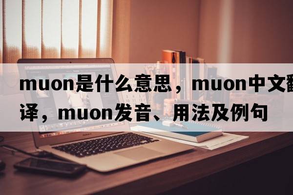 muon是什么意思，muon中文翻譯，muon發(fā)音、用法及例句
