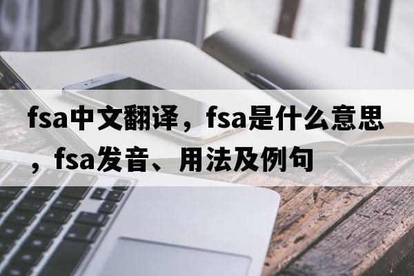 fsa中文翻譯，fsa是什么意思，fsa發(fā)音、用法及例句