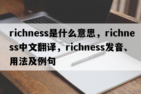 richness是什么意思，richness中文翻譯，richness發(fā)音、用法及例句