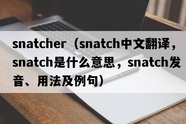 snatcher（snatch中文翻譯，snatch是什么意思，snatch發(fā)音、用法及例句）