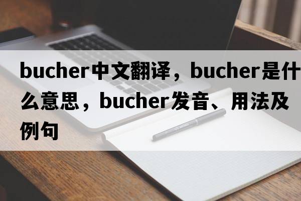 Bucher中文翻譯，Bucher是什么意思，Bucher發(fā)音、用法及例句