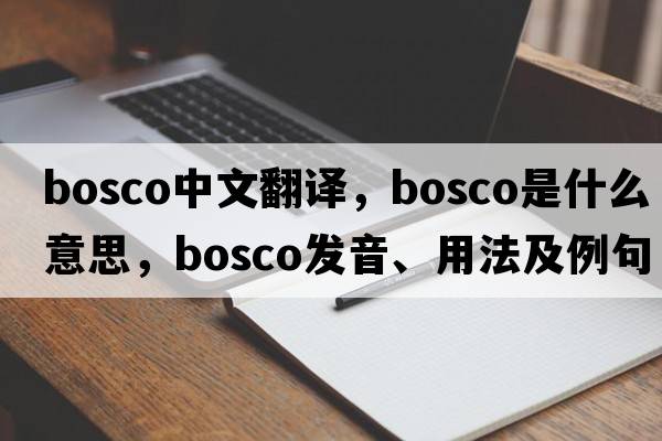 Bosco中文翻譯，Bosco是什么意思，Bosco發(fā)音、用法及例句