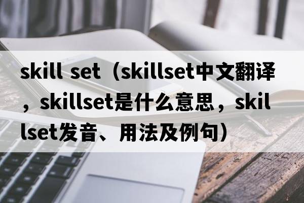 skill set（skillset中文翻譯，skillset是什么意思，skillset發(fā)音、用法及例句）